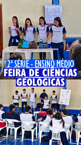 Feira de Ci�ncias Geol�gicas - 2� s�rie - Ensino M�dio Col�gio Passionista Santa Maria