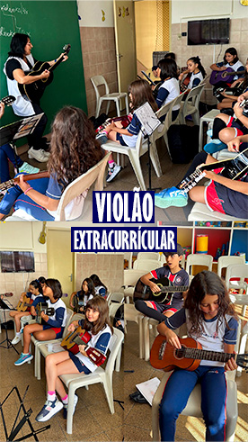 Aula de Viol�o Col�gio Passionista Santa Maria