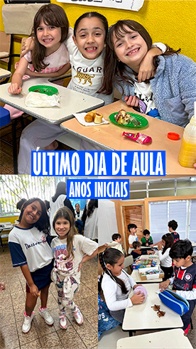 �ltimo dia de aula - Fundamental Anos Iniciais Col�gio Passionista Santa Maria