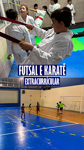 Karat� e Futsal - Aulas Extracurr�culares Col�gio Passionista Santa Maria