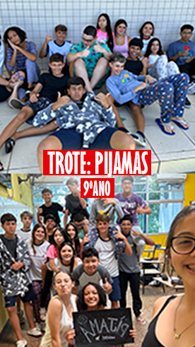 Trote Pijamas - 9 ano Col�gio Passionista Santa Maria