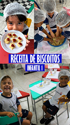 Receita de Biscoitos - Infantil 1  Col�gio Passionista Santa Maria