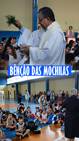 B�n��o das Mochilas Col�gio Passionista Santa Maria