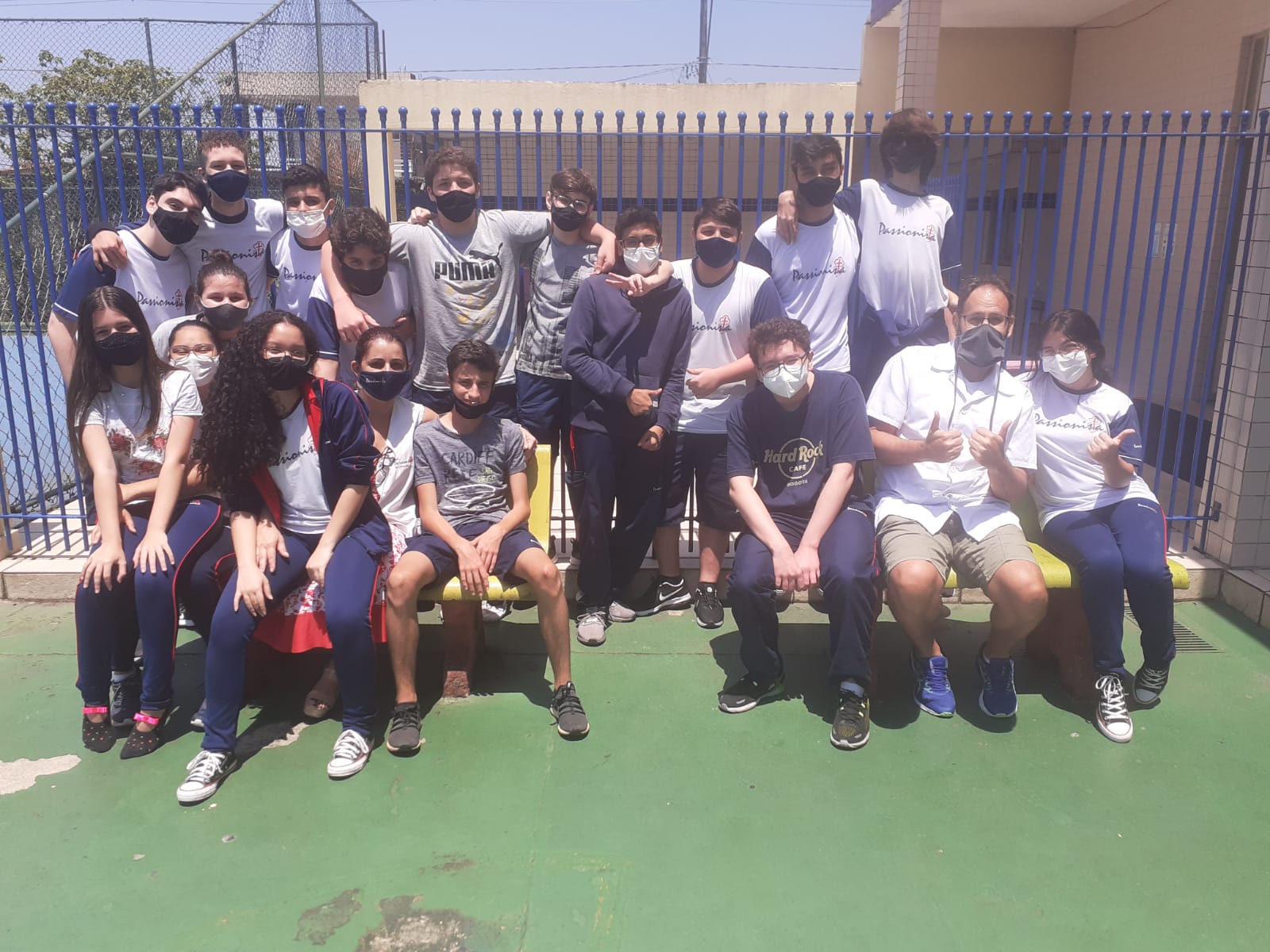 Formandos do 9� ano do EF 2021 Col�gio Passionista Santa Maria