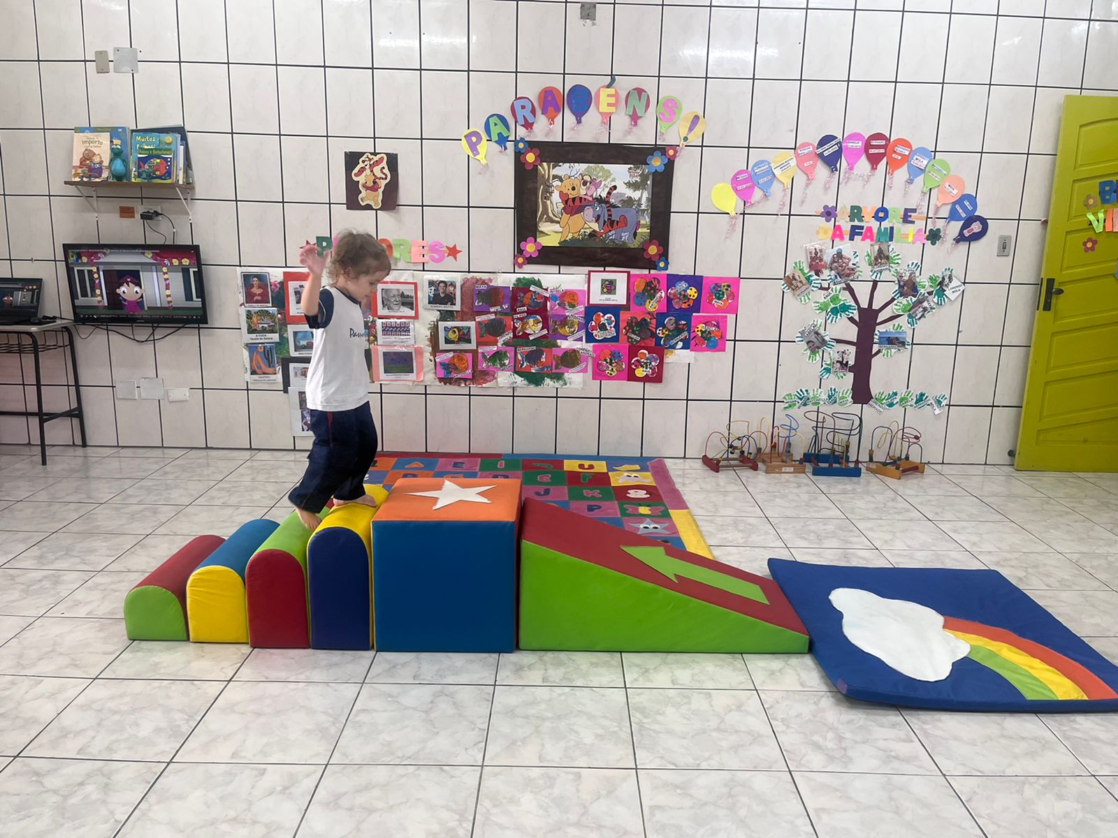 Maternal (Agosto) - Projeto  Sa�de e Bem estar: Atividades F�sicas Col�gio Passionista Santa Maria