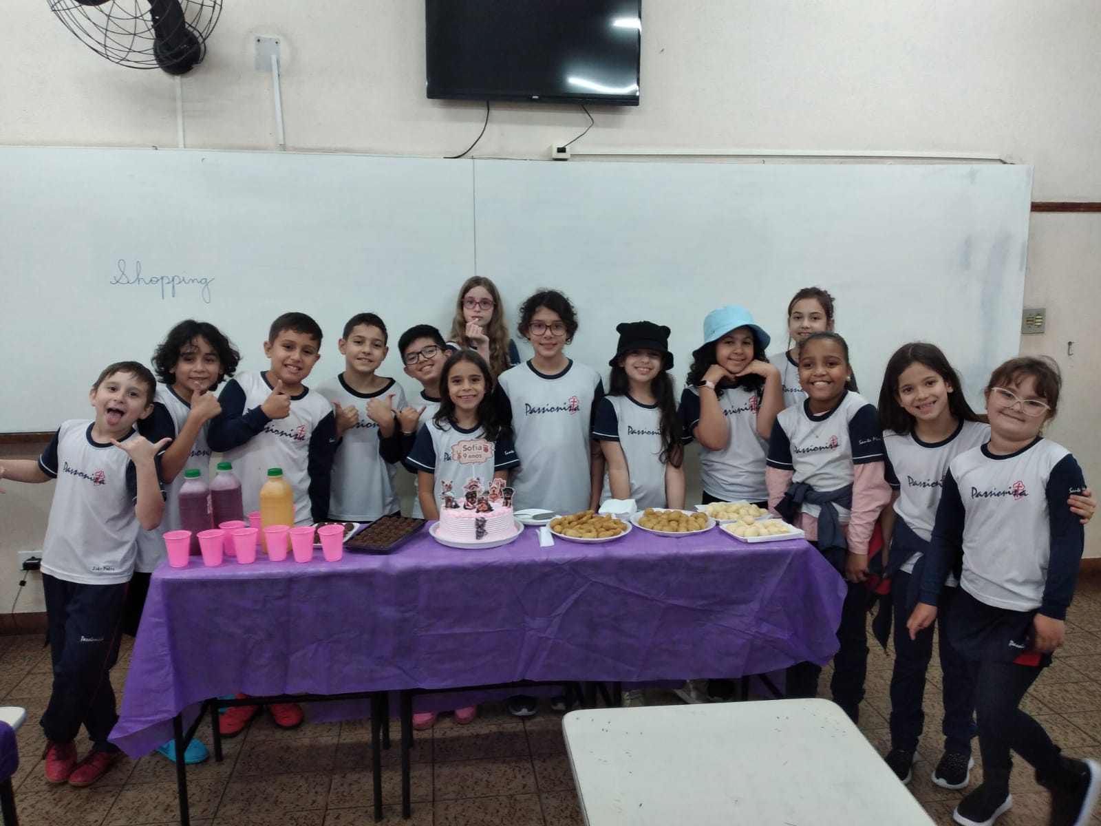 Anivers�rio da Sofia (3� ano A) Col�gio Passionista Santa Maria